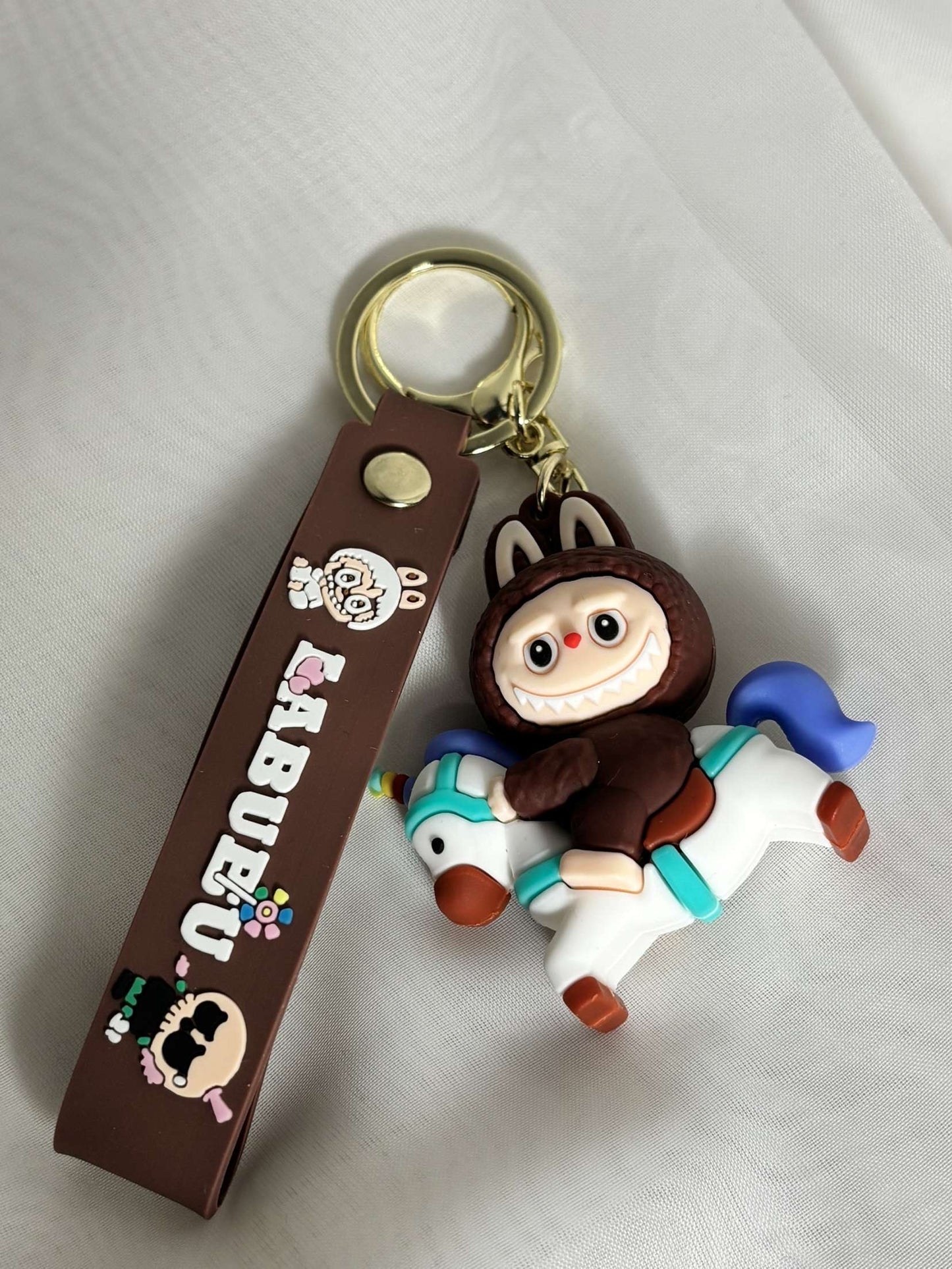 Porte-clés LABUBU marron