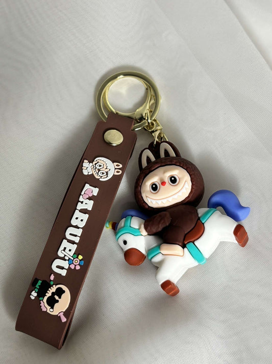 Porte-clés LABUBU marron