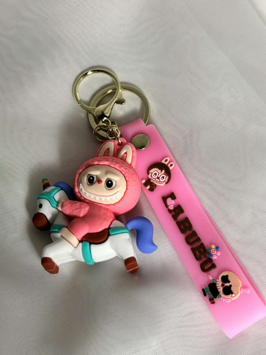 Porte-clés LABUBU rose